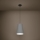 Eglo - Lustra ar auklu 1xE27/40W/230V pelēka
