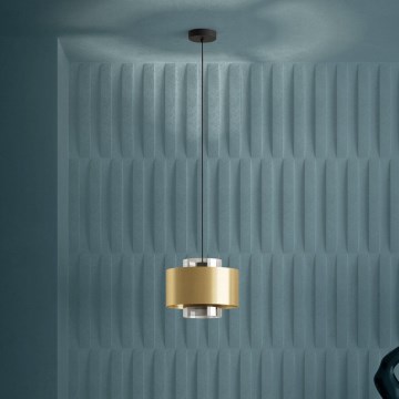 Eglo - Lustra ar auklu 1xE27/40W/230V zelta