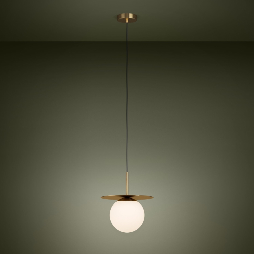 Eglo - Lustra ar auklu 1xE27/40W/230V zelta