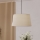 Eglo - Lustra ar auklu 1xE27/60W/230V balta