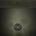 Eglo - Lustra ar auklu 1xE27/60W/230V d. 41 cm melna