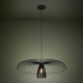 Eglo - Lustra ar auklu 1xE27/60W/230V d. 77 cm melna