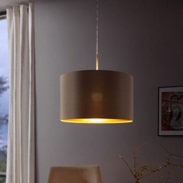 Eglo - Lustra ar auklu 1xE27/60W/230V taupe