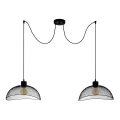 Eglo - Lustra ar auklu 2xE27/60W/230V zirneklis