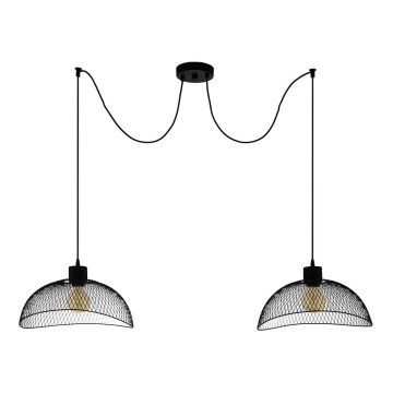 Eglo - Lustra ar auklu 2xE27/60W/230V zirneklis