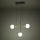 Eglo - Lustra ar auklu 3xE14/40W/230V zelta/melna