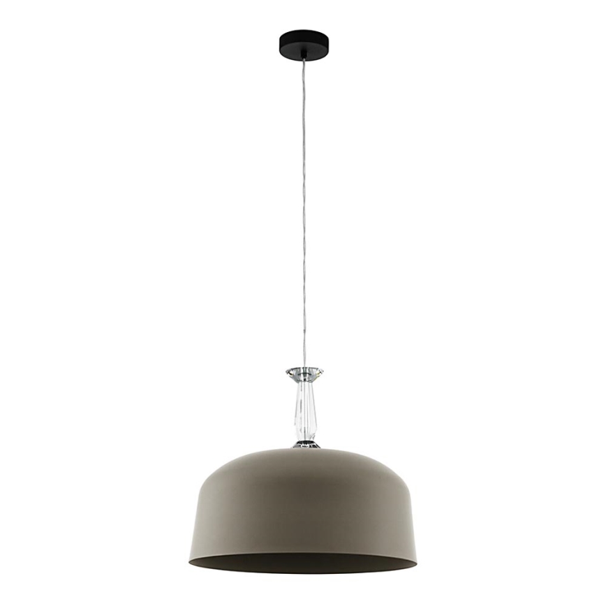 Eglo - Lustra ar auklu 3xE27/10W/230V brūns