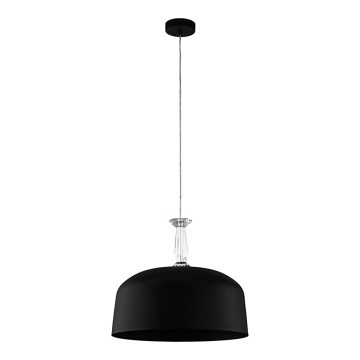 Eglo - Lustra ar auklu 3xE27/10W/230V melns