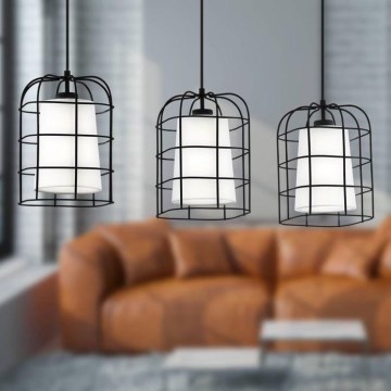 Eglo - Lustra ar auklu 3xE27/28W/230V