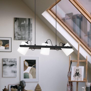 Eglo - Lustra ar auklu 3xE27/28W/230V