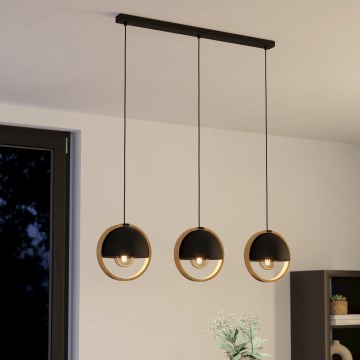 Eglo - Lustra ar auklu 3xE27/40W/230V