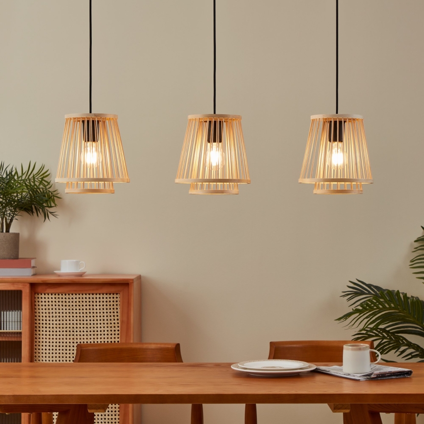 Eglo - Lustra ar auklu 3xE27/40W/230V