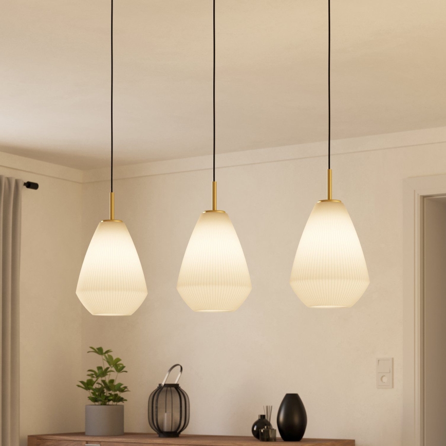 Eglo - Lustra ar auklu 3xE27/40W/230V