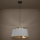 Eglo - Lustra ar auklu 3xE27/40W/230V pelēka/zelta
