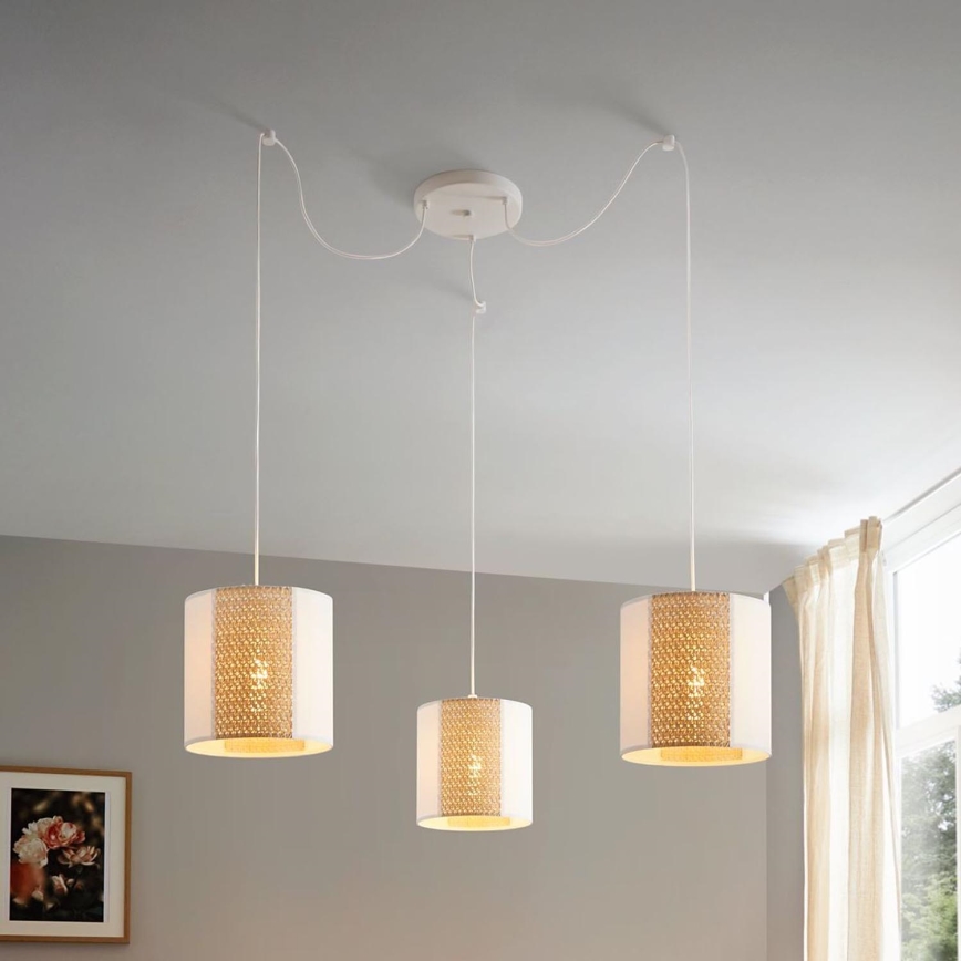 Eglo - Lustra ar auklu 3xE27/40W/230V zirneklis