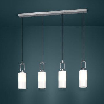 Eglo - Lustra ar auklu 4xE27/40W/230V spīdīgi hromēts