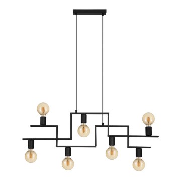 Eglo - Lustra ar auklu 7xE27/60W/230V