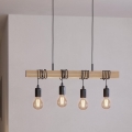 Eglo - Lustra ar auklu TOWNSHEND 4xE27/60W/230V - FSC sertificēts