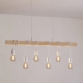 Eglo - Lustra ar auklu TOWNSHEND 6xE27/60W/230V