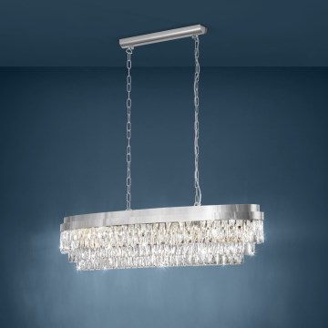 Eglo - Lustra ar ķēdi 13xE14/40W/230V spīdīgi hromēts