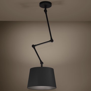 Eglo - Lustra ar stieni 1xE27/40W/230V melna