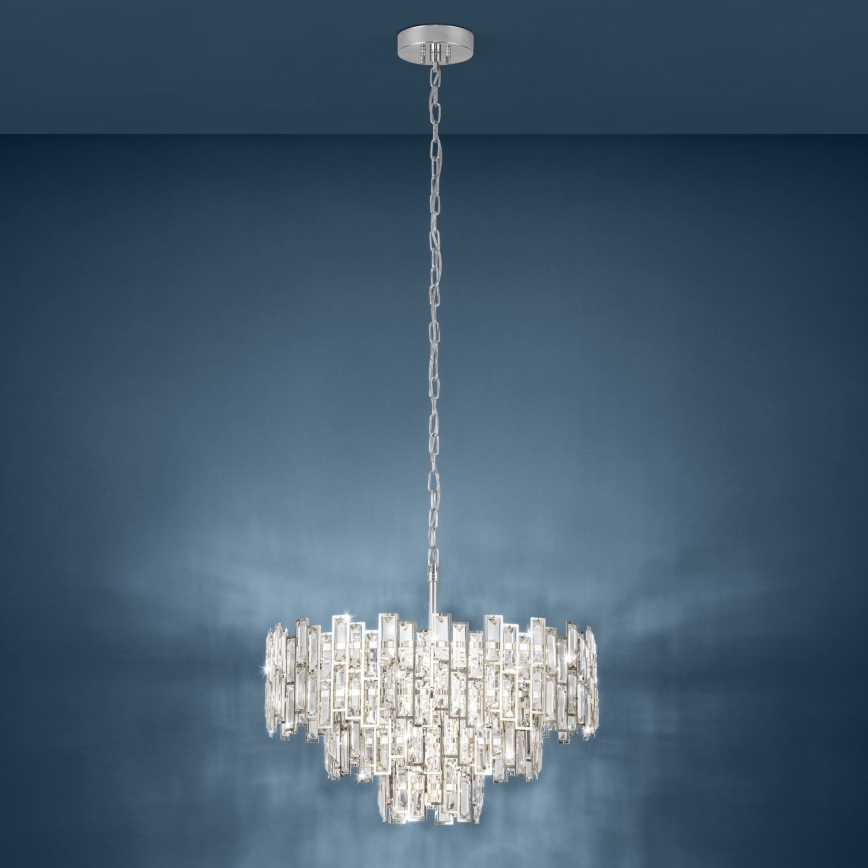Eglo - Lustra uz auklas 10xE14/25W/230V d. 63 cm