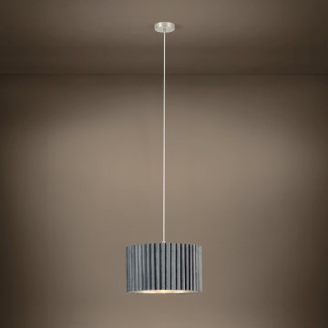 Eglo - Lustra uz auklas 1xE27/40W/230V pelēka