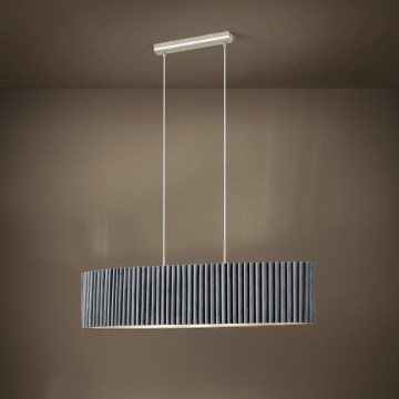 Eglo - Lustra uz auklas 2xE27/40W/230V pelēka