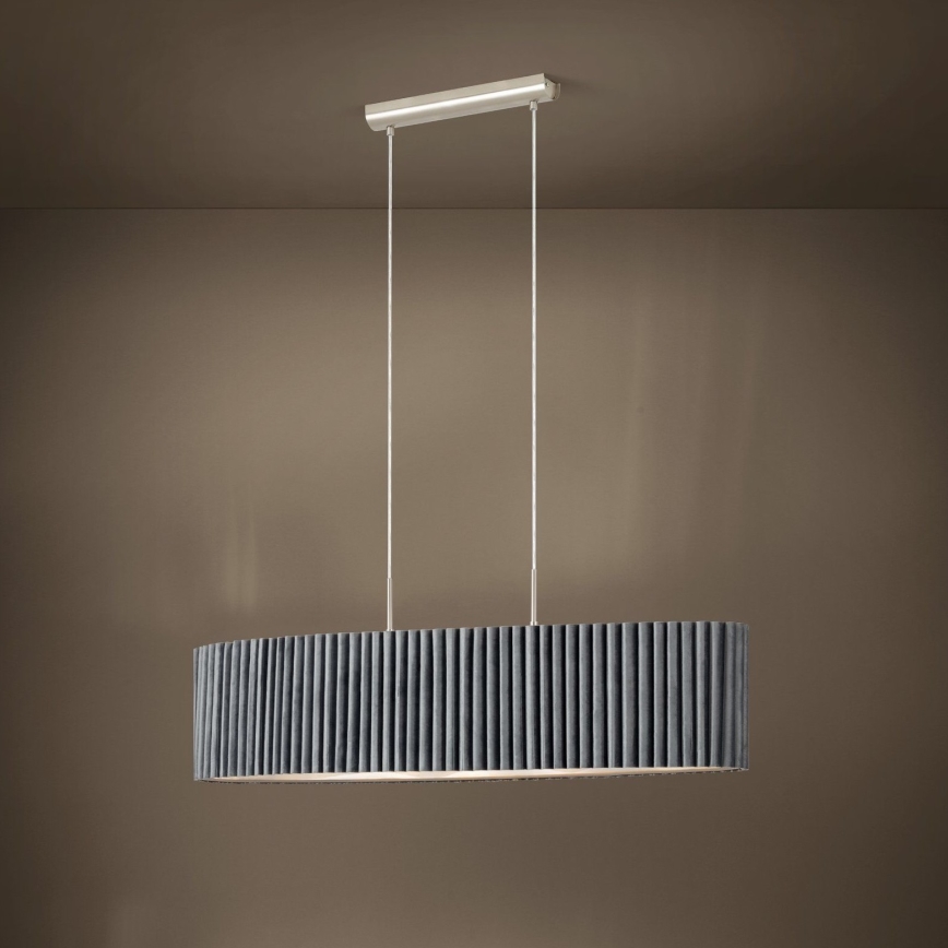 Eglo - Lustra uz auklas 2xE27/40W/230V pelēka