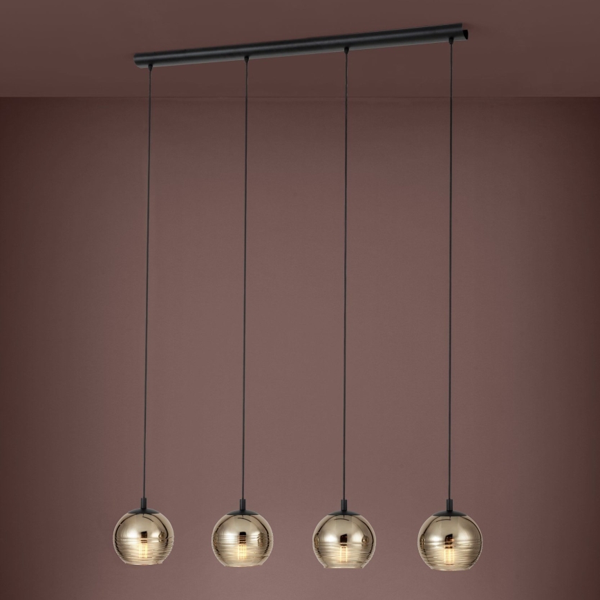 Eglo - Lustra uz auklas 4xE27/40W/230V