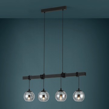 Eglo - Lustra uz auklas 4xE27/40W/230V
