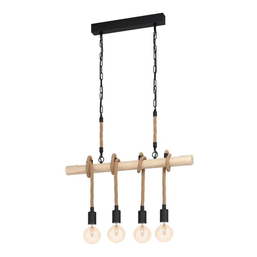 Eglo - Lustra uz auklas 4xE27/40W/230V