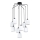 Eglo - Lustra uz auklas 9xE27/40W/230V balta