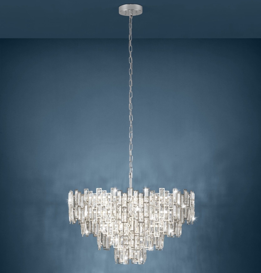 Eglo - Lustra uz ķēdes 10xE14/25W/230V d. 78 cm
