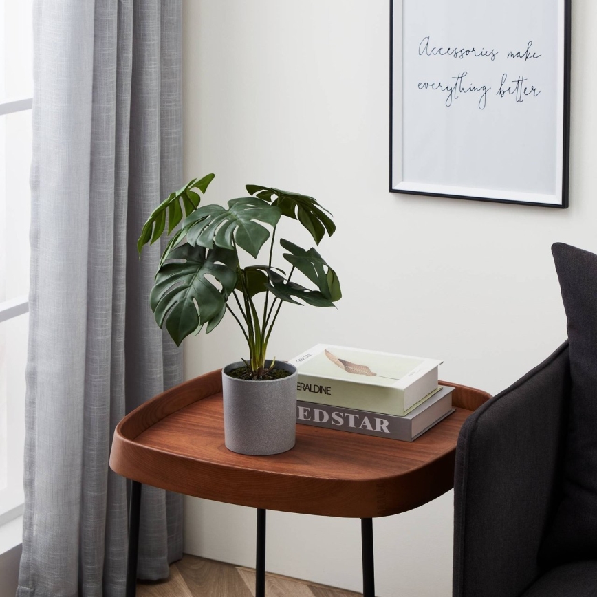 Eglo - Mākslīgais augs puķupodā 42x30 cm monstera