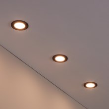 Eglo - OMPLEKTS 3x LED Aptumšojama vannas istabas lampa FUEVA-Z  LED/2,8W/230V IP44
