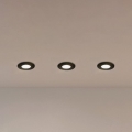 Eglo - OMPLEKTS 3x LED Iegremdējama vannas istabas lampa PINEDA LED/4,9W/230V IP44