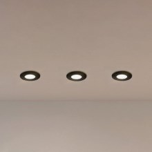 Eglo - OMPLEKTS 3x LED Iegremdējama vannas istabas lampa PINEDA LED/4,9W/230V IP44