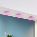 Eglo - OMPLEKTS 3x LED RGB Aptumšojama iegremdējama lampa FUEVA-C 1xLED/3W/230V