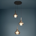 Eglo - Pakaramā lampa uz kabeļa 3xE27/28W/230V vara krāsā