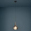 Eglo - pakaramā lampa uz vada 1xE27/28W/230V, vara apdare