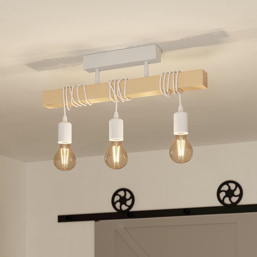 Eglo - Pieliekama lustra TOWNSHEND 3xE27/60W/230V