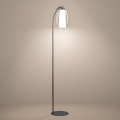 Eglo - Regulējama grīdas lampa LED/7W/230V + LED/1,6W 2200-6500K melns hroms