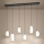 Eglo - regulējama LED lustra uz troses 2xLED/7W/230V + 4xLED/5,5W + 6xLED/1,6W 2200-6500K melna hroma apdare