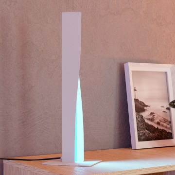 Eglo - regulējama LED RGBW galda lampa LED/9W/230V 2700–6500K pelēka