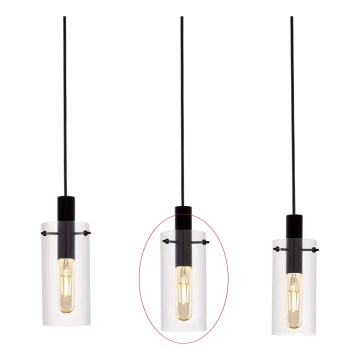 Eglo - Rezerves stikls lustrai MONTEFINO d. 11 cm