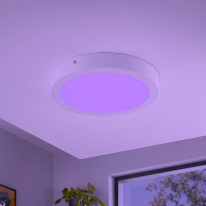Eglo - RGBW Aptumšojama griestu lampa FUEVA-C LED/21W/230V