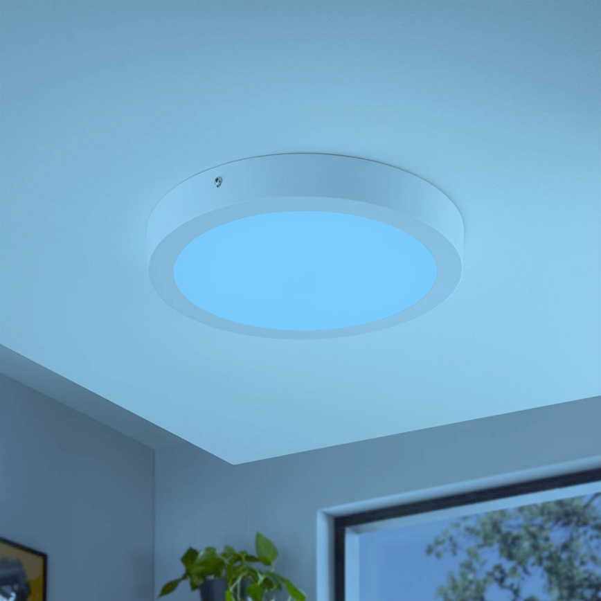 Eglo - RGBW Aptumšojama griestu lampa FUEVA-C LED/21W/230V