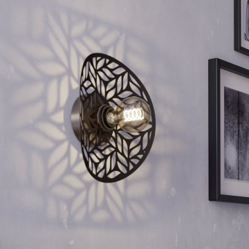 Eglo - Sienas gaismeklis 1xE27/60W/230V bronzas krāsā