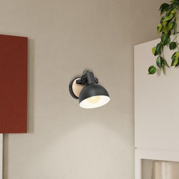Eglo - Sienas lampa 1xE27/28W/230V - FSC sertificēts